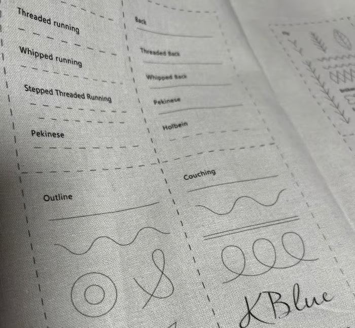 Embroidery Stitch Book